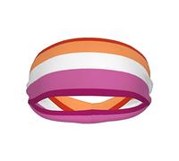 Community Lesbian Pride Flag Elevate Your Performance with Fashionable Sweatbands - Ideal for Any Activity!