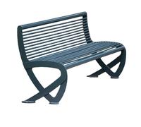 Community Park Bench, Public Recreation Bench, Weatherproof and Sun-Resistant, Low Maintenance Suitable for Parks/Communities/Shopping Malls(Style B,150cm/59.1in)