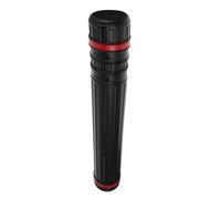 COMNESTBI Telescoping Drafting Tube for Designers and Art Students, Black | PVC Build, Shoulder Strap, Adjustable Length, Spiral Opening, Secure Closure, for Archive Storage and Exhibition