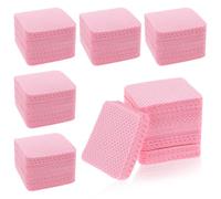 COMNICO 1000 Pcs Lint Free Nail Wipes Non-Woven Fabric Nail Cleaning Pads Absorbent Nail Polish Lash Extensions Glue Cleaning Wipes for Eyelash Extensions and DIY Salon Supplies