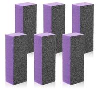 COMNICO 4 Way Nail Buffer Block, 6Pcs Nail Shine Buffer Blocks