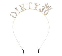 COMNICO Happy Birthday Headband & Crown 30th Birthday Decorations Rose-Gold Tiara Queen Crown Gifts for Women Sweet Accessories