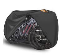Comnova 3 Bike Cover - Outdoor Stationary Waterproof and Heavy Duty 600D Covers, Bicycle eBike, Mountain, Road, Hybrid, Beach Cruiser Storage