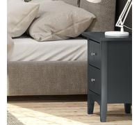 Como 2 Petite Drawer Bedside Cabinet Core Products Dark Blue One Size