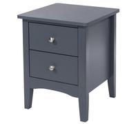 Como Bedside Cabinet - 2 Drawer Petite - Blue Painted