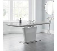 Como Butterfly Extending Dining Table - 160cm-200cm - 6-8 Seater - Grey Gloss