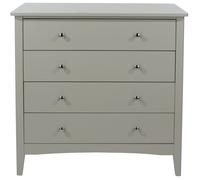 Como Chest - 4 Drawer - Grey Painted