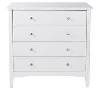 Como Chest - 4 Drawer - White Painted
