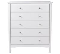 Como Chest - 5 Drawer - White Painted