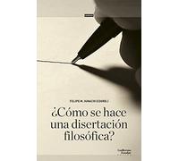 COMO SE HACE UNA DISERTACION FILOSOFICA