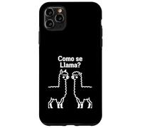 Como Se Llama Retro Pixel Llama Spanish Humor Graphic Design Case for iPhone 11 Pro Max