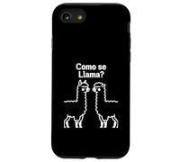 Como Se Llama Retro Pixel Llama Spanish Humor Graphic Design Case for iPhone SE (2020) / 7/8