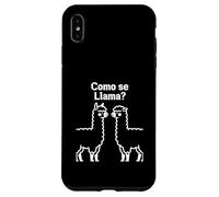 Como Se Llama Retro Pixel Llama Spanish Humor Graphic Design Case for iPhone XS Max
