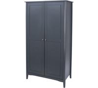 Como Wardrobe - 2 Door - Blue Painted