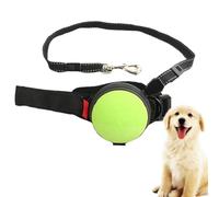 COMOCE Retractable Dog Leash,10Ft Hands Free Extendable Puppy Running Leash,Auto Locking,Adjustable Waist Belt for Walking, Jogging, Travel for Medium And Large Dogs,Black,Green