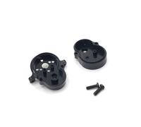 COMODO 1/10 Scale Metal Rear Axle Upgrade Kit with Gear Drive Shaft Wheel Cup Steering Set for D12 RC Cars(342-Black)