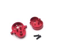 COMODO 1/10 Scale Metal Rear Axle Upgrade Kit with Gear Drive Shaft Wheel Cup Steering Set for D12 RC Cars(342-Red)
