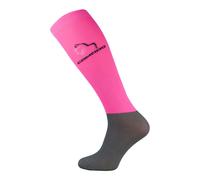 Comodo 1 Pack Ladies Microfibre Knee High Horse Riding Equestrian Socks - 3-5.5 UK - Neon Pink