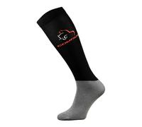 Comodo 1 Pack Ladies Microfibre Knee High Horse Riding Equestrian Socks - 6-8 UK - Black