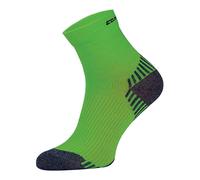 Comodo 1 Pack Low Cut Ankle Compression Running Socks - 3-5.5 UK - green neon