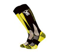Comodo 1 Pack Mens & Ladies Lightweight Anatomical Ski Socks - 3-5 UK - Yellow