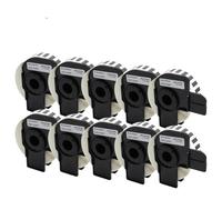 COMODO 3, 5, or 10 Roll DK-22210 Thermal Label Rolls (29mm x 30.48m) Compatible With QL Series Label Printers(DK22210-10PCS)