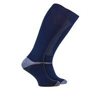 COMODO Bamboo Equestrian Socks Long Boot Horse Riding Socks | Knee High Bamboo Socks (3-5, Navy)