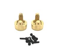 COMODO Brass Portal Axle Gear Housing and Counterweight Set for 1/8 1/10 RC Crawler - Front Rear Gear Housing C Hub Carrier Link Mount Compatible with H8H YK4102 YK4083 Absima CR3.4(C Hub Carrier)