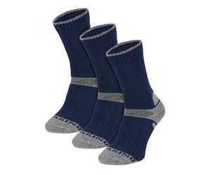 Comodo Childrens Unisex 3 Pair Multipack Kids Merino Wool Hiking Socks