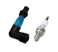 COMODO Ignition Coil and Spark Plug Set Compatible With 23CC-71CC Engines for 1/5 Scale RC Cars Including Rofun LT FG QL DDT GoPed Type Vehicles(Blue)