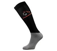 Comodo - Ladies Knee High Horse Riding Equestrian Socks | Womens Thin Technical Microfibre Socks for Horse Competition (3-5.5, Black)