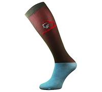 Comodo - Ladies Knee High Horse Riding Equestrian Socks | Womens Thin Technical Microfibre Socks for Horse Competition (6-8, Brown)