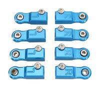COMODO M3 Hole Metal Pull Rod Ball Head for 1/10 & 1/7 RC Cars - Steering Linkage Replacement Part, 2 or 4 Pairs(4 pairs B)