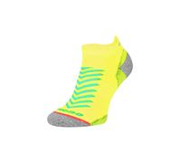 COMODO Men's 1 Pack Hi Viz Reflective Coolmax Running Socks for Summer in Yellow | Size: 6-8 COMODO Yellow 6-8