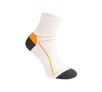 COMODO Men's 1 Pack High Vis Neon Low Cut Cycling Socks in White | Size: 3-5.5 COMODO White 3-5.5