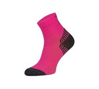 COMODO Men's 1 Pack Low Cut Ankle Compression Running Socks in Pink | Size: 3-5.5 COMODO Pink 3-5.5