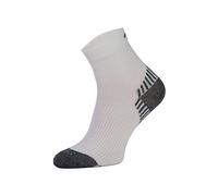 COMODO Men's 1 Pack Low Cut Ankle Compression Running Socks in White | Size: 3-5.5 COMODO White 3-5.5