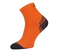 Comodo Mens 1 Pack Low Cut Ankle Compression Running Socks - Orange - Size UK 6-8