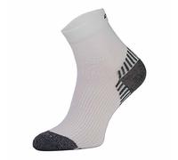 Comodo Mens 1 Pack Low Cut Ankle Compression Running Socks - White - Size UK 6-8