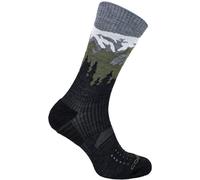 COMODO Men's Light Performance Crew Merino Wool Socks | Trekking Socks in Black | Size: 6-8 COMODO Black 6-8