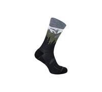 Comodo Mens Ladies Light Performance Crew Merino Wool Socks | Trekking Socks - 9-11 UK - Antracite Mountain
