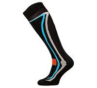COMODO - Merino Wool Ski Socks | Outdoor Snow Sports Climacontrol Knee High Socks | Mens & Ladies (6-8, Black)