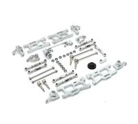 COMODO Metal Swing Arm & Steering Cup Bearings Set - 12 Pack Replacement Hardware for 1/12 124016-124019 & 1/14 144001-144010 RC Cars(Silver)