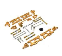 COMODO Metal Swing Arm & Steering Cup Bearings Set - 12 Pack Replacement Hardware for 1/12 124016-124019 & 1/14 144001-144010 RC Cars(Yellow)