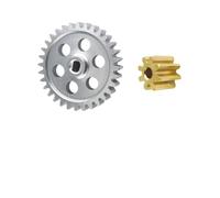 COMODO RC Crawler Gearbox Gear Set 1/24 Scale 0.5 Module 8T & 32T Metal Compatible with SCX24(8839)