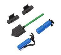 COMODO Simulation Fire Extinguisher & Military Shovel Compatible With 1/10 RC Climbing Cars D90 90046(Blue)
