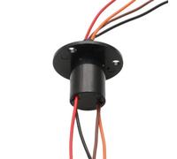 COMODO Sliding Ring 10A 22mm Dia for Wind Energy Systems, 2/3/4/6/8CH Rotating Electrical Conductor with Flange, Replacement Power Transmission Part(Couleur: Dia 22mm 4CH 10A)