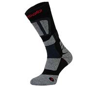Comodo - Thick Motorbike Moisture Wicking Dri-TechSocks | Mens & Ladies (6-8, Black/Grey)