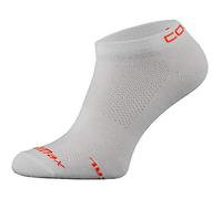 COMODO - Ultra Coolmax Ankle Length Running Jogging Socks (9-11, White)
