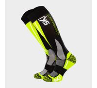 High-Performance Knee-High Snowboard Socks for Skiing COMODO Green 9-11